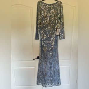 Vince Camuto floor length formal gown.